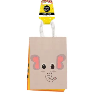 GIFT BAGS 21X15CM MIXED ANIMALS 3PC