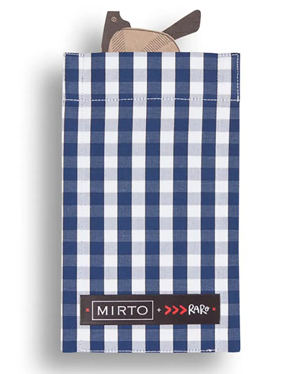 Glass Pocket Square "Picnic is Picnic"