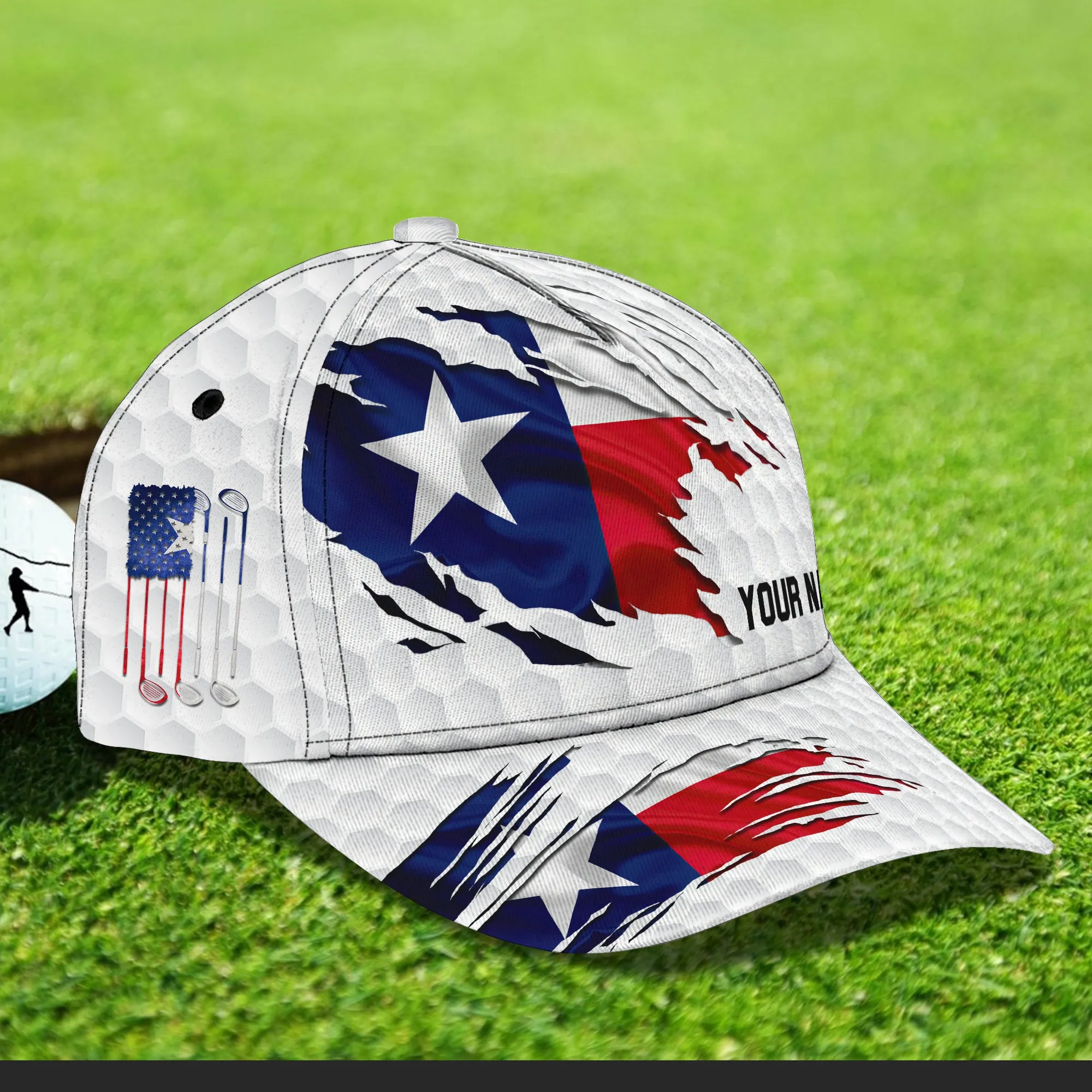 Golf 04 - Personalized Name Cap - 16hb