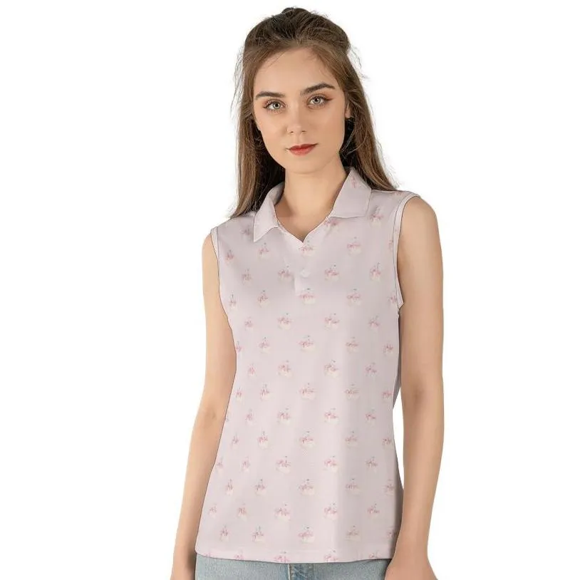 Golf Ball Cherries Women's Polo