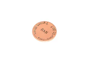Golf ball marker in bronze
