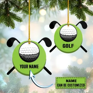 Golf - Custom Shaped Ornament 07 - CV98