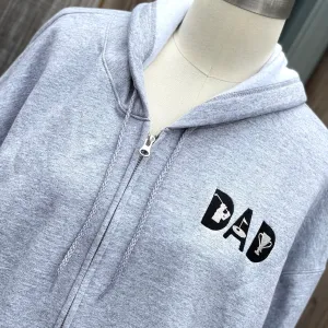 Golf Dad Gift - Full Zip Up Hoodie