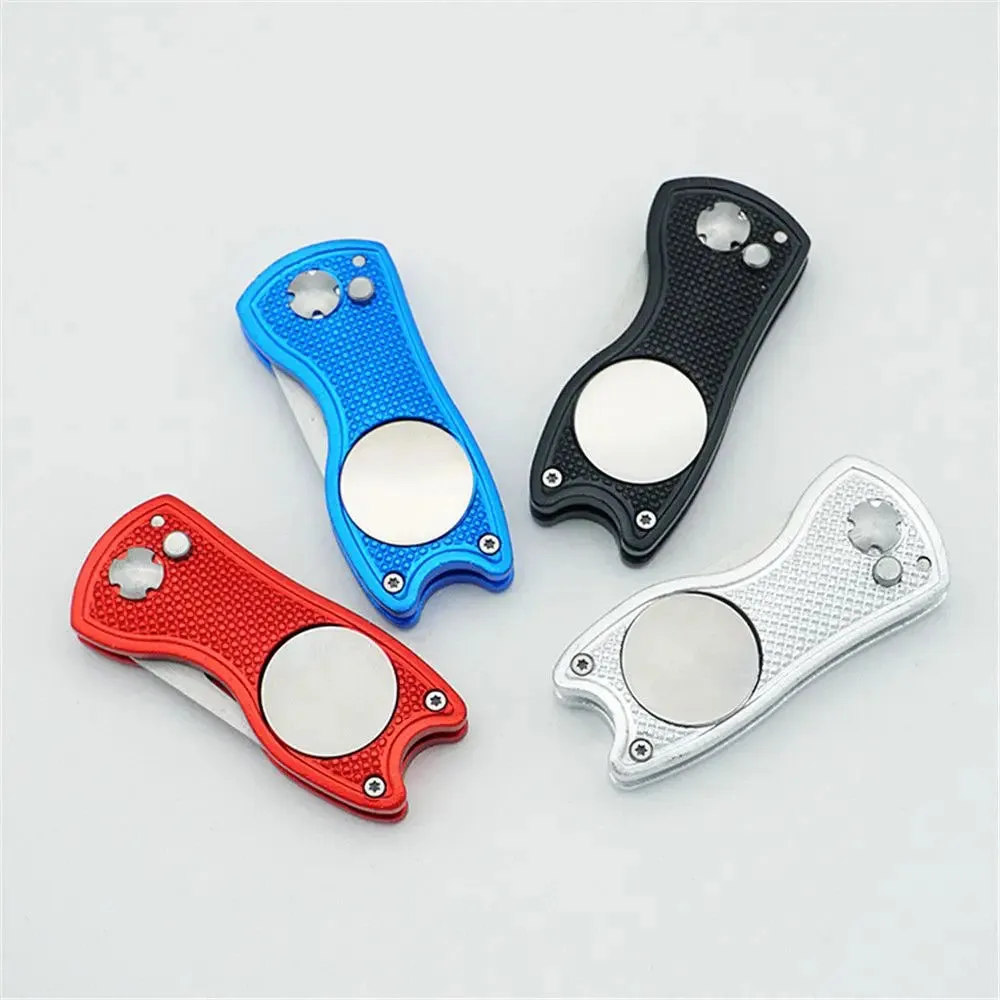 Golf Divot Repair Tool with Magnetic Ball Marker
