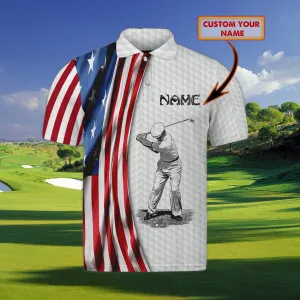 Golf - Personalized Name 3D Polo Shirt - TD96-91