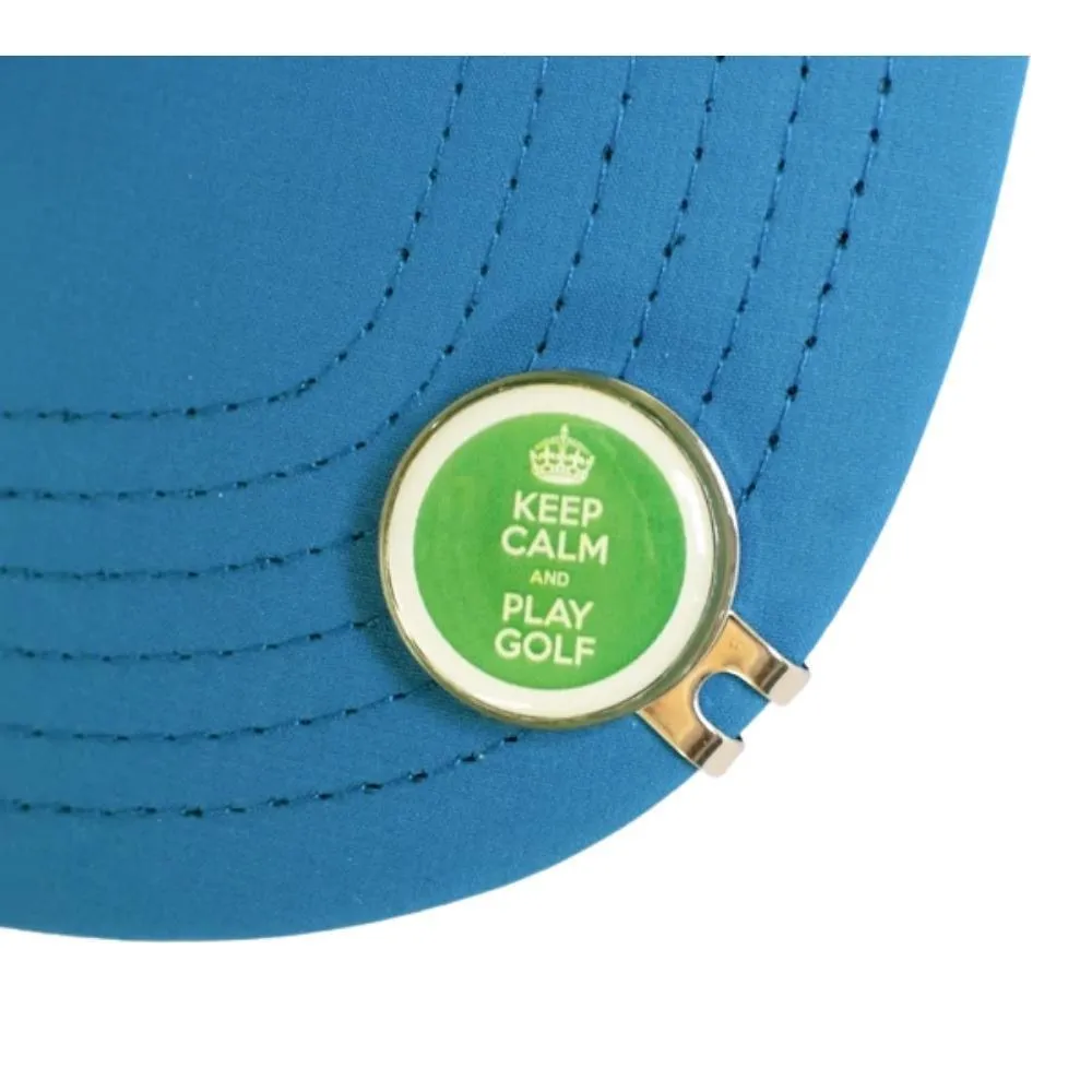 Golfedge Keep Calm Magnetic Marker & Hat Clip