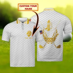 Golfer - Personalized Name 3D Polo Shirt 07 - CV98