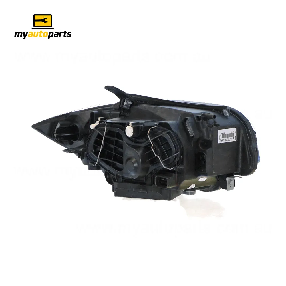 Halogen Black Head Lamp Passenger Side OES suits BMW 1 Series 2007 to 2009