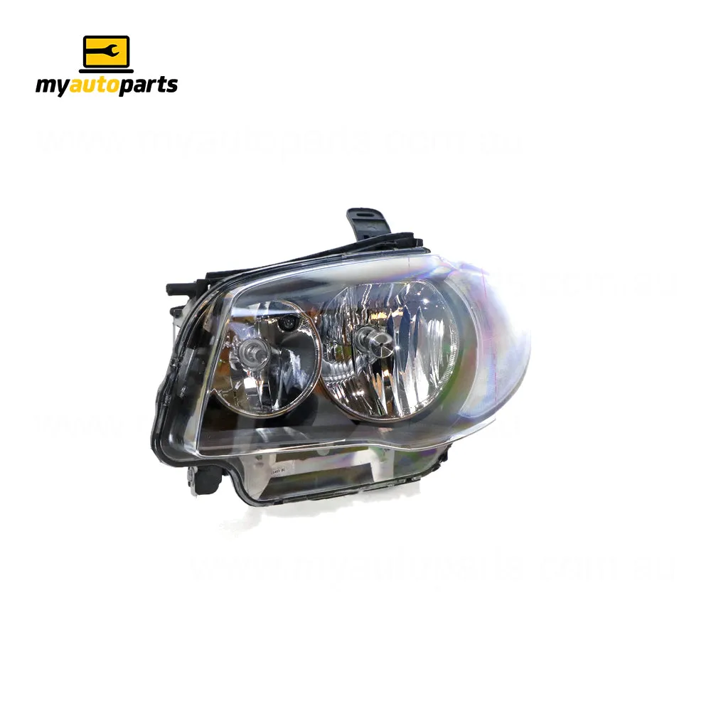 Halogen Black Head Lamp Passenger Side OES suits BMW 1 Series 2007 to 2009