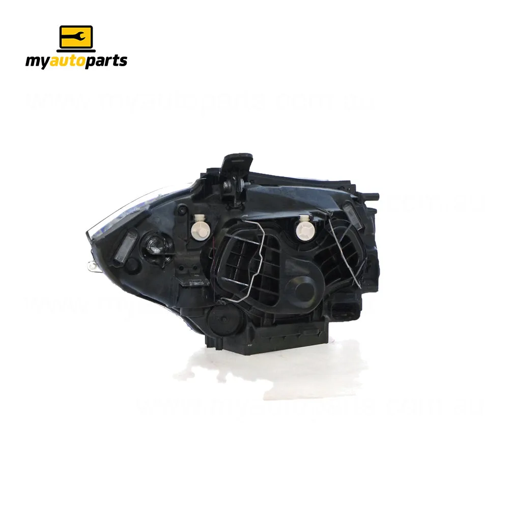 Halogen Black Head Lamp Passenger Side OES suits BMW 1 Series 2007 to 2009