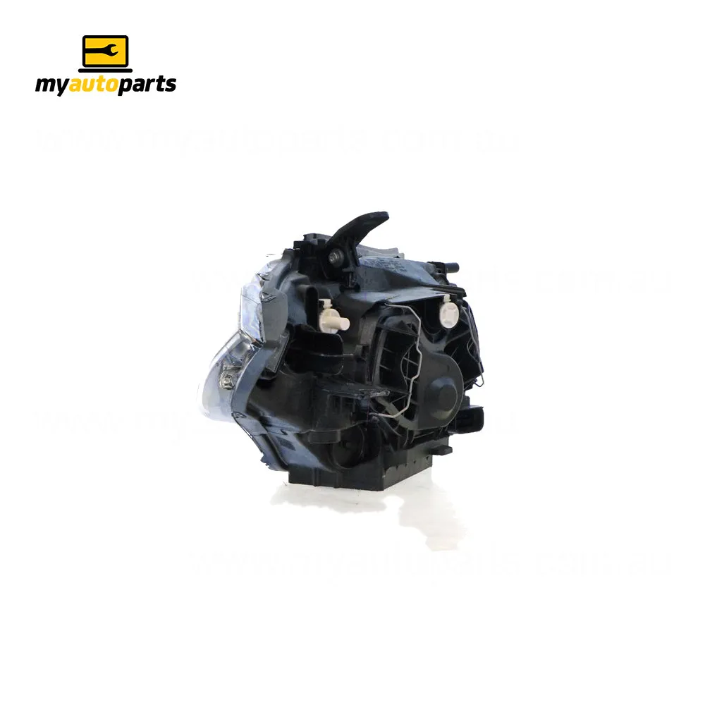 Halogen Black Head Lamp Passenger Side OES suits BMW 1 Series 2007 to 2009