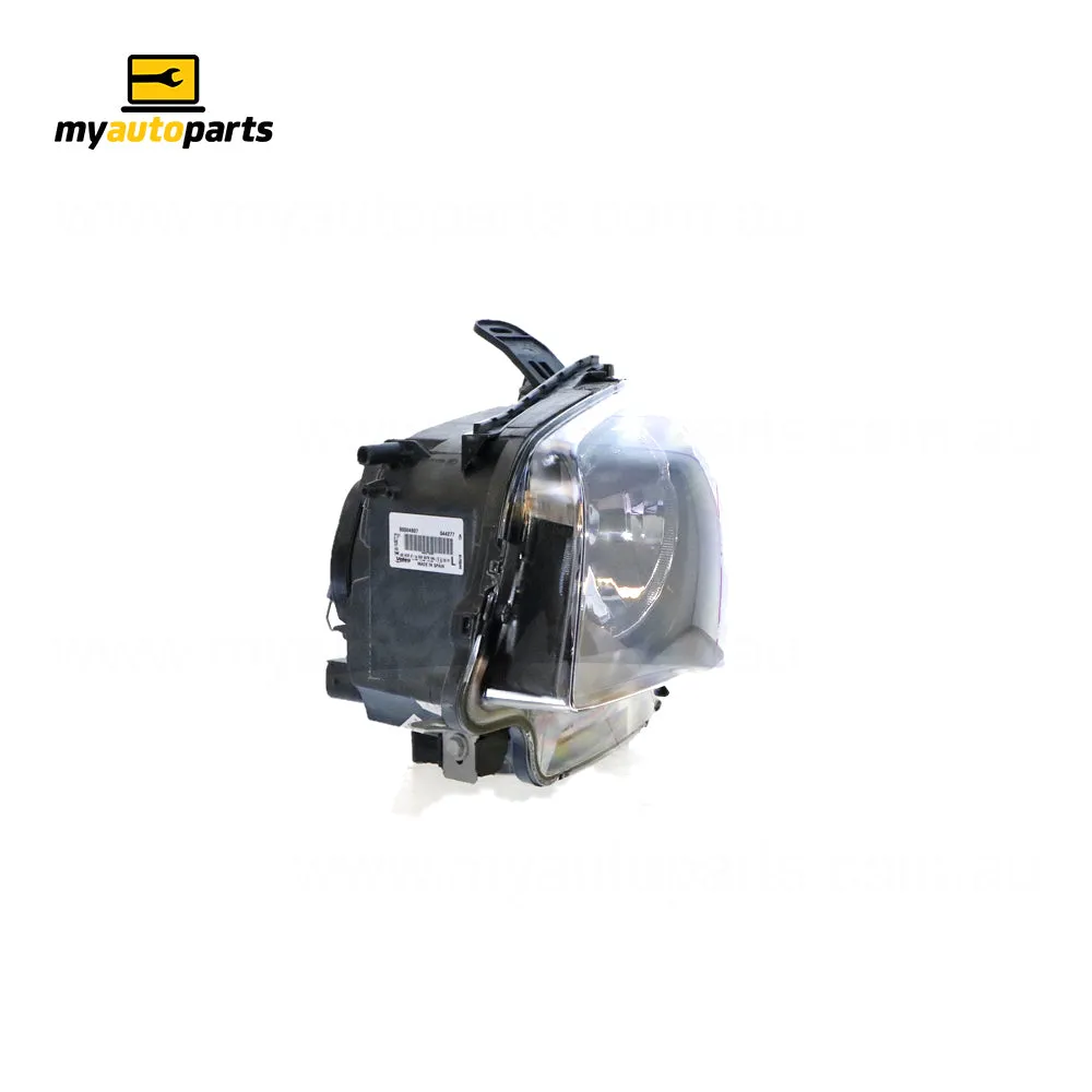 Halogen Black Head Lamp Passenger Side OES suits BMW 1 Series 2007 to 2009