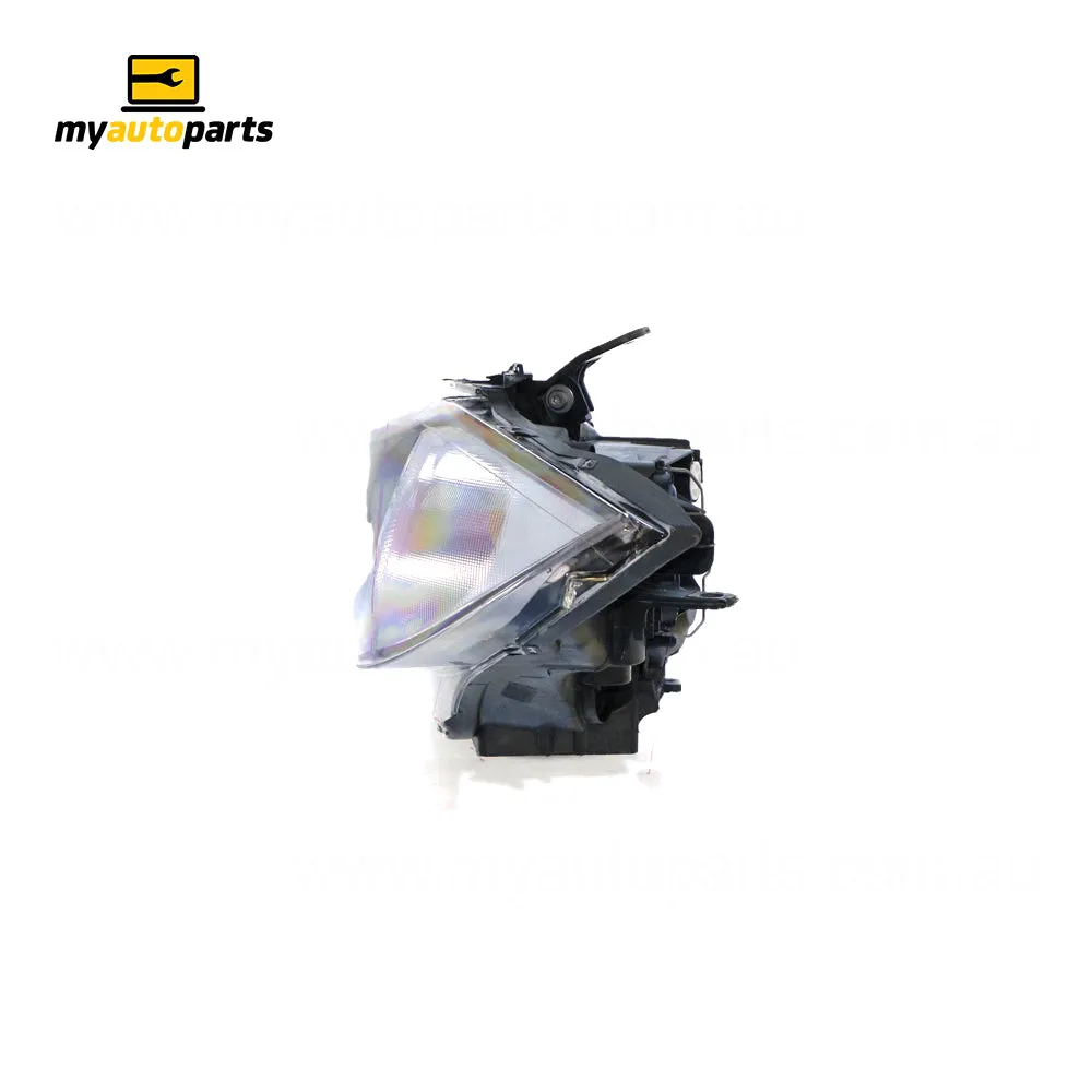 Halogen Black Head Lamp Passenger Side OES suits BMW 1 Series 2007 to 2009