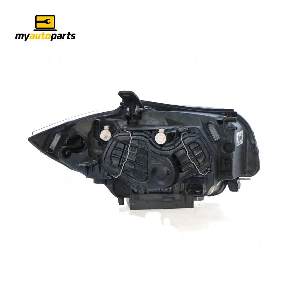 Halogen Black Head Lamp Passenger Side OES suits BMW 1 Series 2007 to 2009