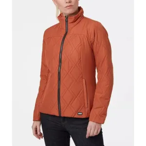 Helly Hansen Canyon Red Orange Quilted Insulator Jacket Size Medium Outdoorsy