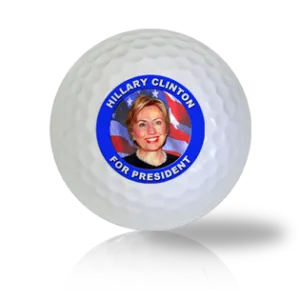 Hillary Clinton For President 2016 Golf Balls