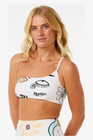 HOLIDAY ONE SHOULDER TOP - MULTICO