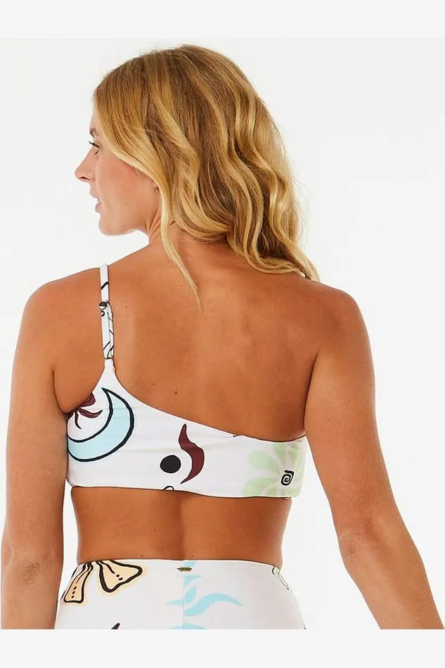 HOLIDAY ONE SHOULDER TOP - MULTICO