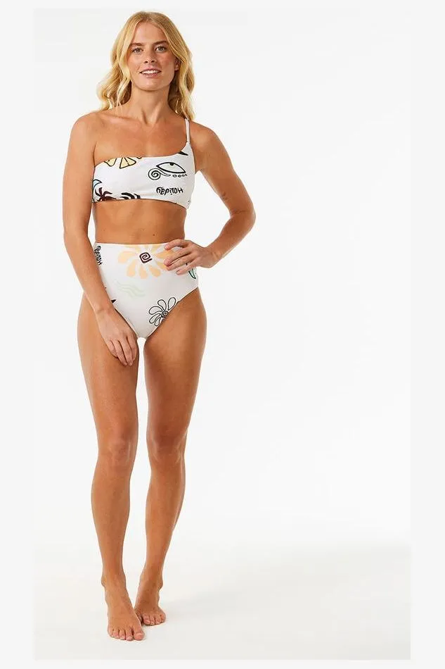 HOLIDAY ONE SHOULDER TOP - MULTICO