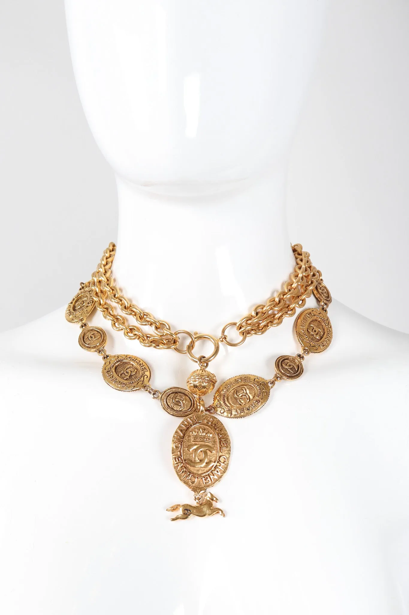 Horse Medallion Convertible Pendant