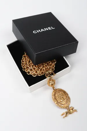 Horse Medallion Convertible Pendant