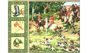 Horses and Dogs b72091 Wallpaper Border