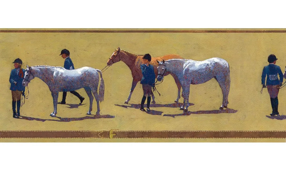 Horses HJ6638 Wallpaper Border