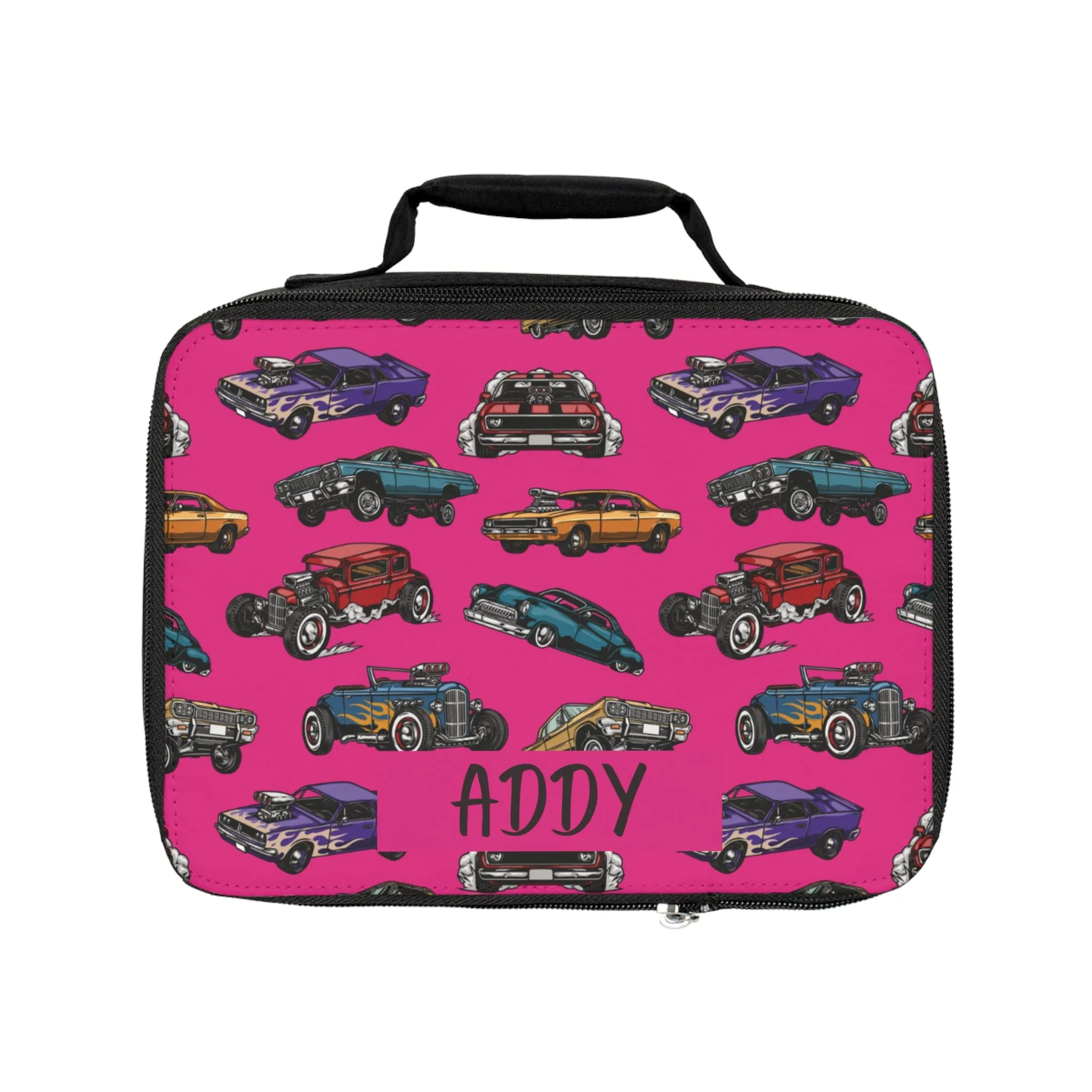 Hotrod Rose Lunch Bag (INCLUDE CUSTOM NAME & FONT OPTION IN NOTES AT CHECKOUT)