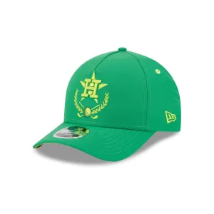 Houston Astros Tee Time 9FORTY M-Crown A-Frame Snapback Hat