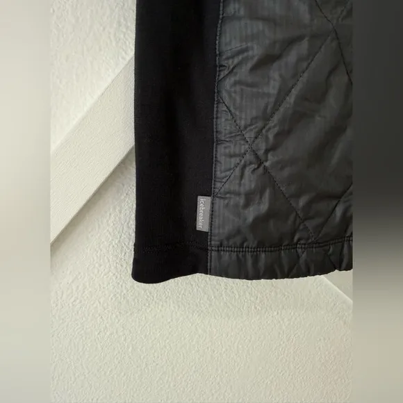 Icebreaker Merino Loft Helix Skirt Black Quilted Outdoor Hiking Skirt Size Med