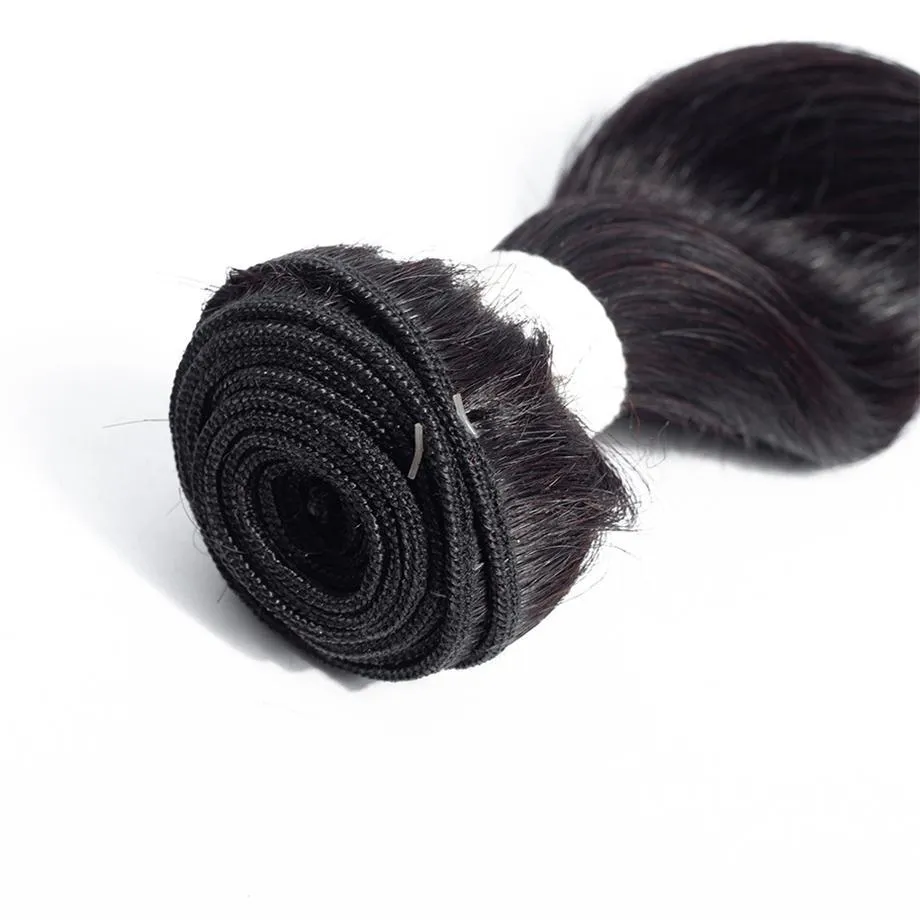 Indian Loose Deep Bundles With 4×4 Closure 10A Grade 100% Human Remy Hair MYLOCKME