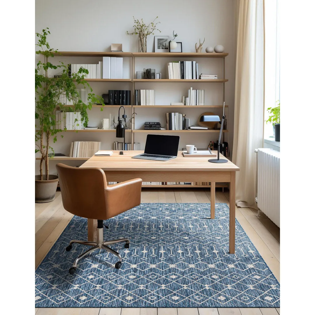 Innsbrook Southwestern Power Loom Teal Indoor/Outdoor Area Rug Laurel Foundry Modern Farmhouse® Rug Size: Rectangle 10' x 14'
