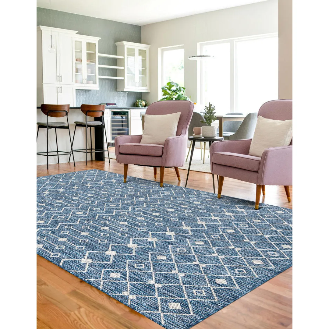 Innsbrook Southwestern Power Loom Teal Indoor/Outdoor Area Rug Laurel Foundry Modern Farmhouse® Rug Size: Rectangle 10' x 14'