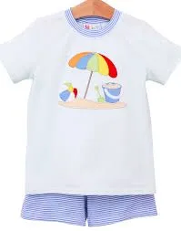 Jellybean Boys Beach Umbrella Short Set