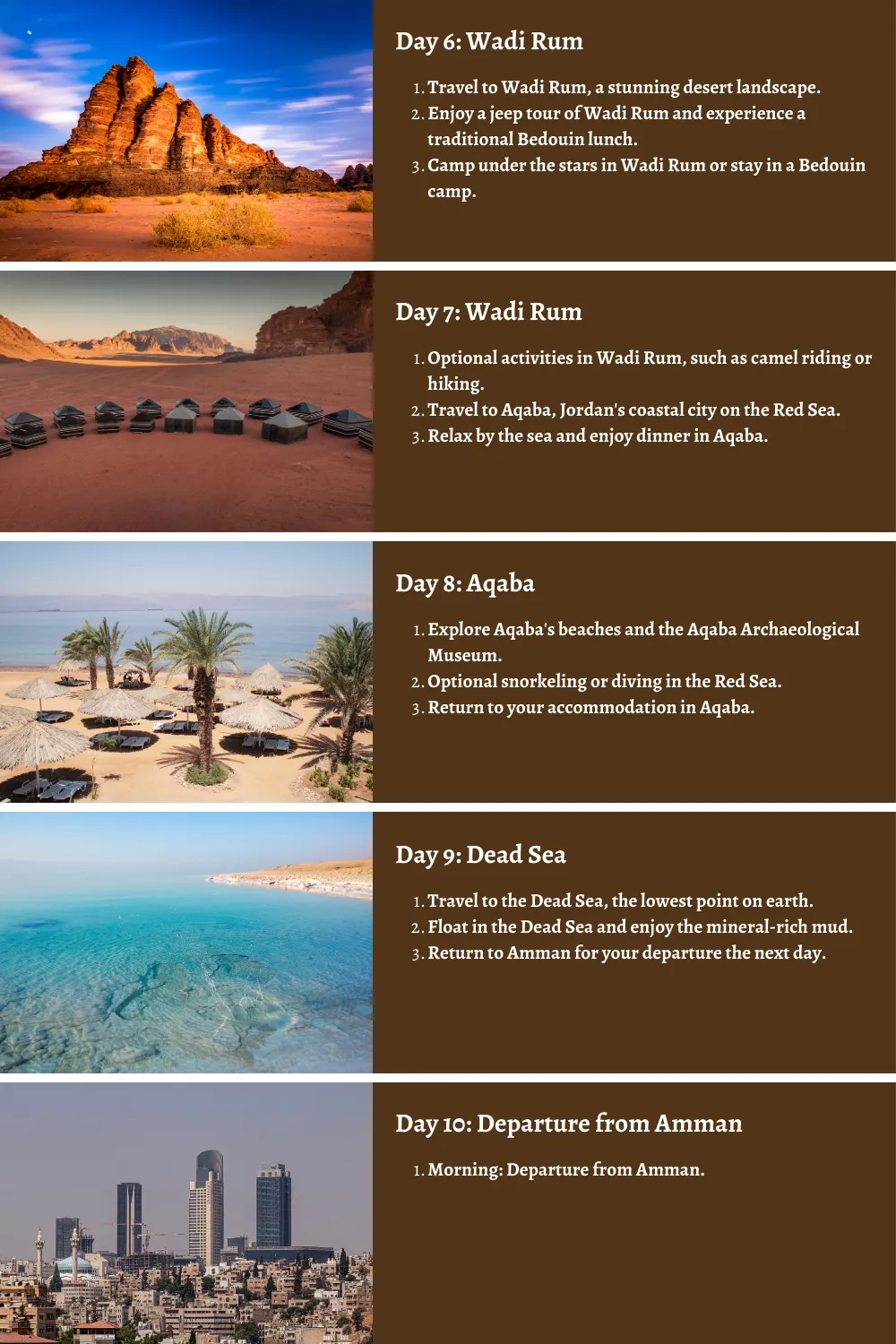 Jordan Journey - From Ancient Petra to Desert Wonders: A Comprehensive 10-Day Guide