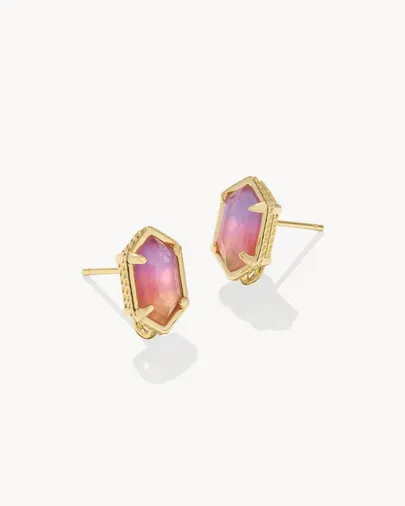 Kendra Scott Hallie Convertable Drop Earring Gold Sunrise
