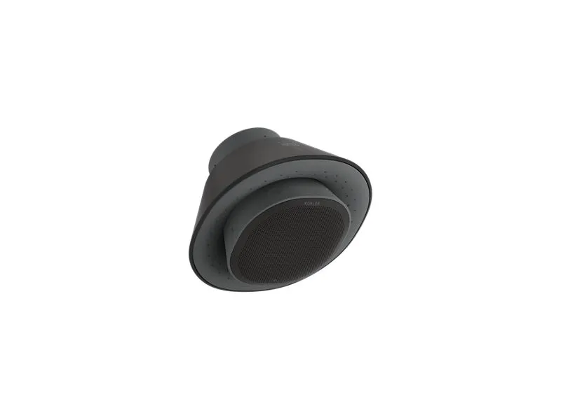 KOHLER K-28238-NKE Moxie Single-function showerhead with wireless speaker, 2.5 gpm