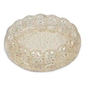 Konges Sløjd - Small shell transparent paddling pool - Multi Hearts