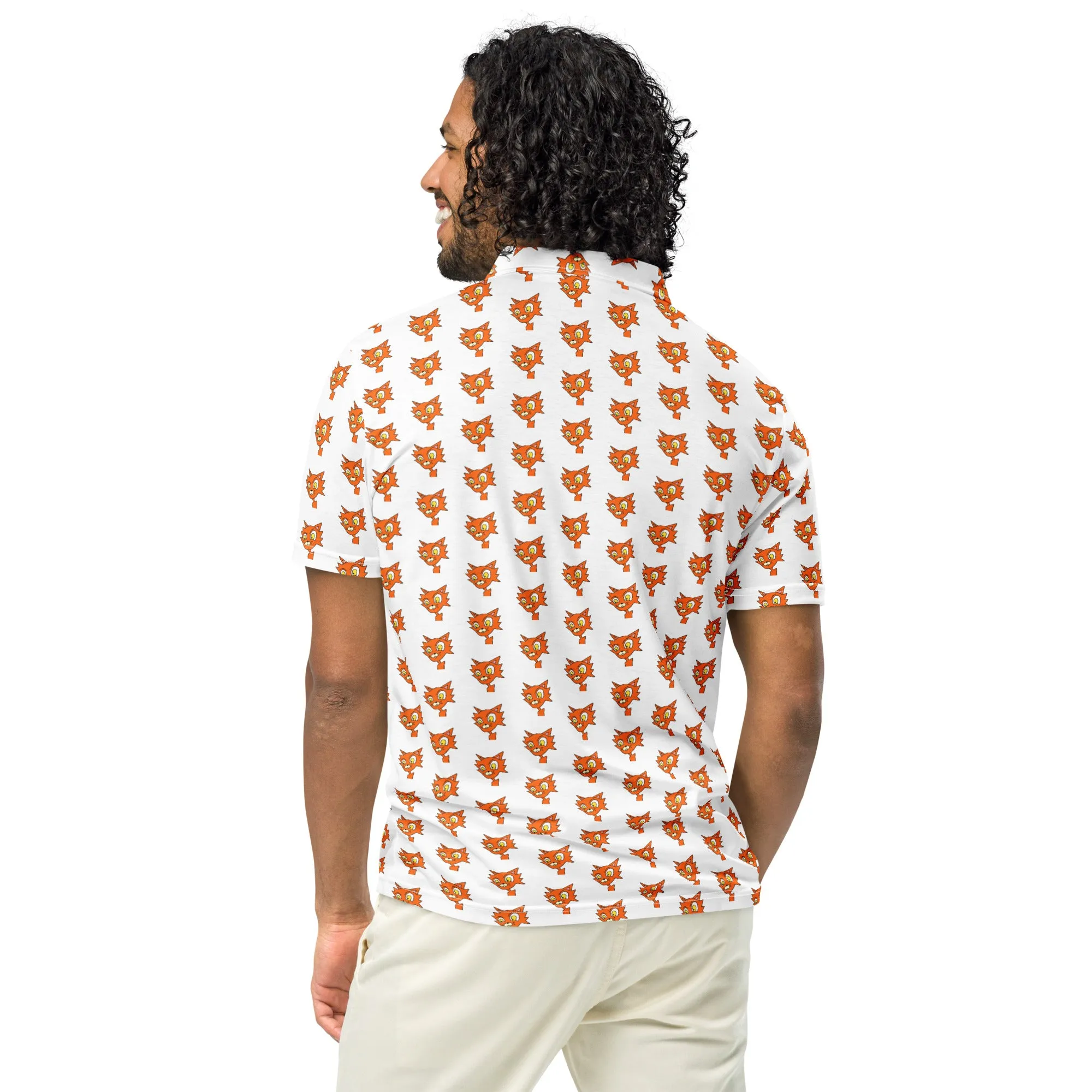 Krazy Kitty Karl Men’s slim fit polo