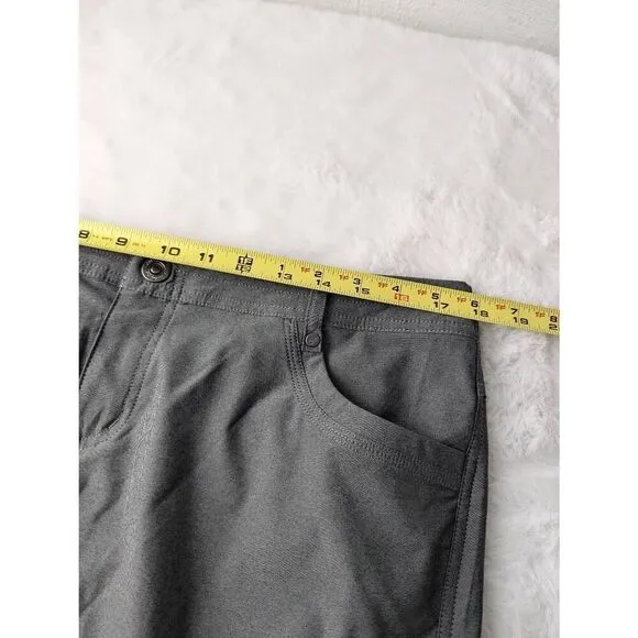 Kuhl Capri Pants Womens 14 Gray Trekr Kapri Outdoor Camp Hike Travel Crop pants