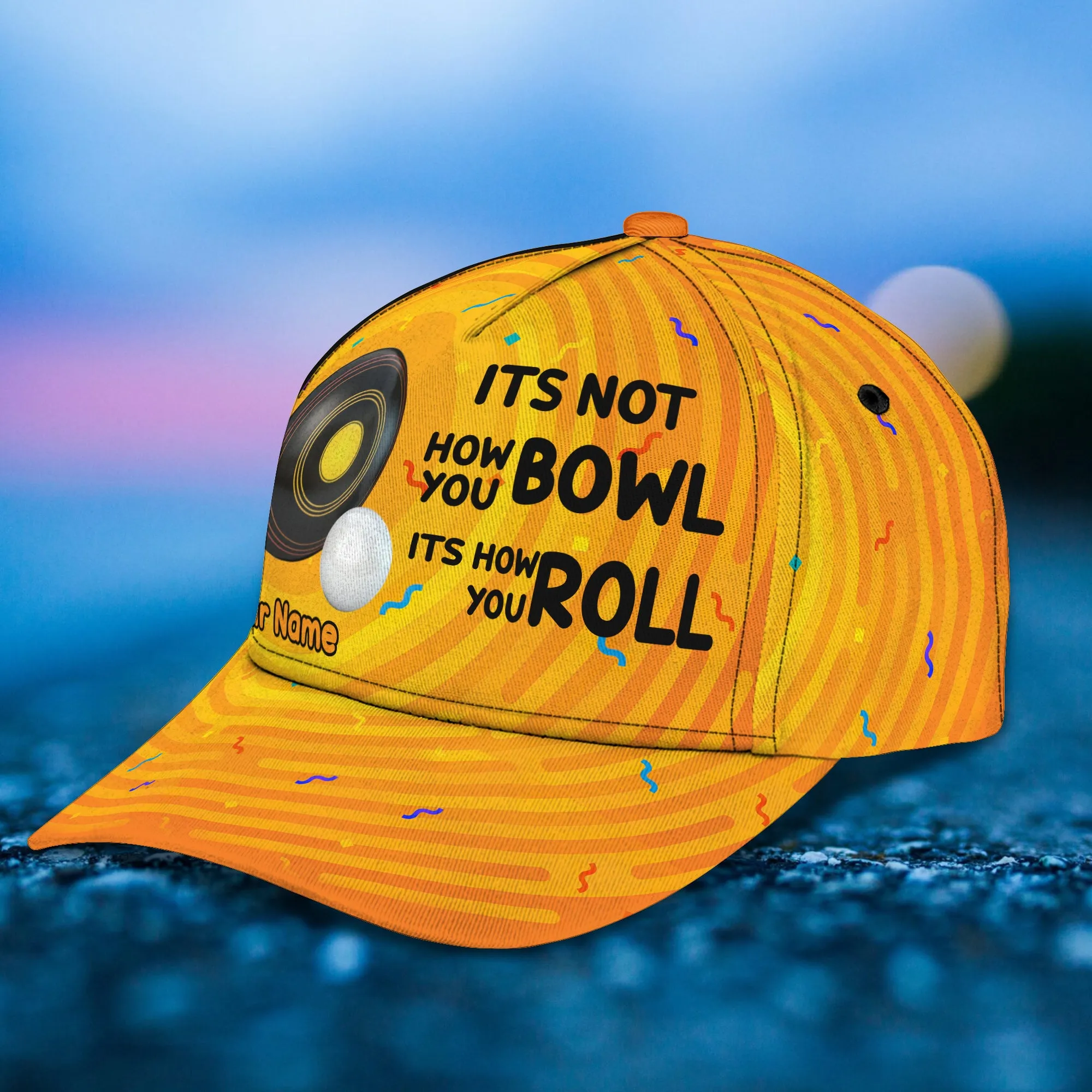 Lawns Bowls - Personalized Name Cap - Nmd 67