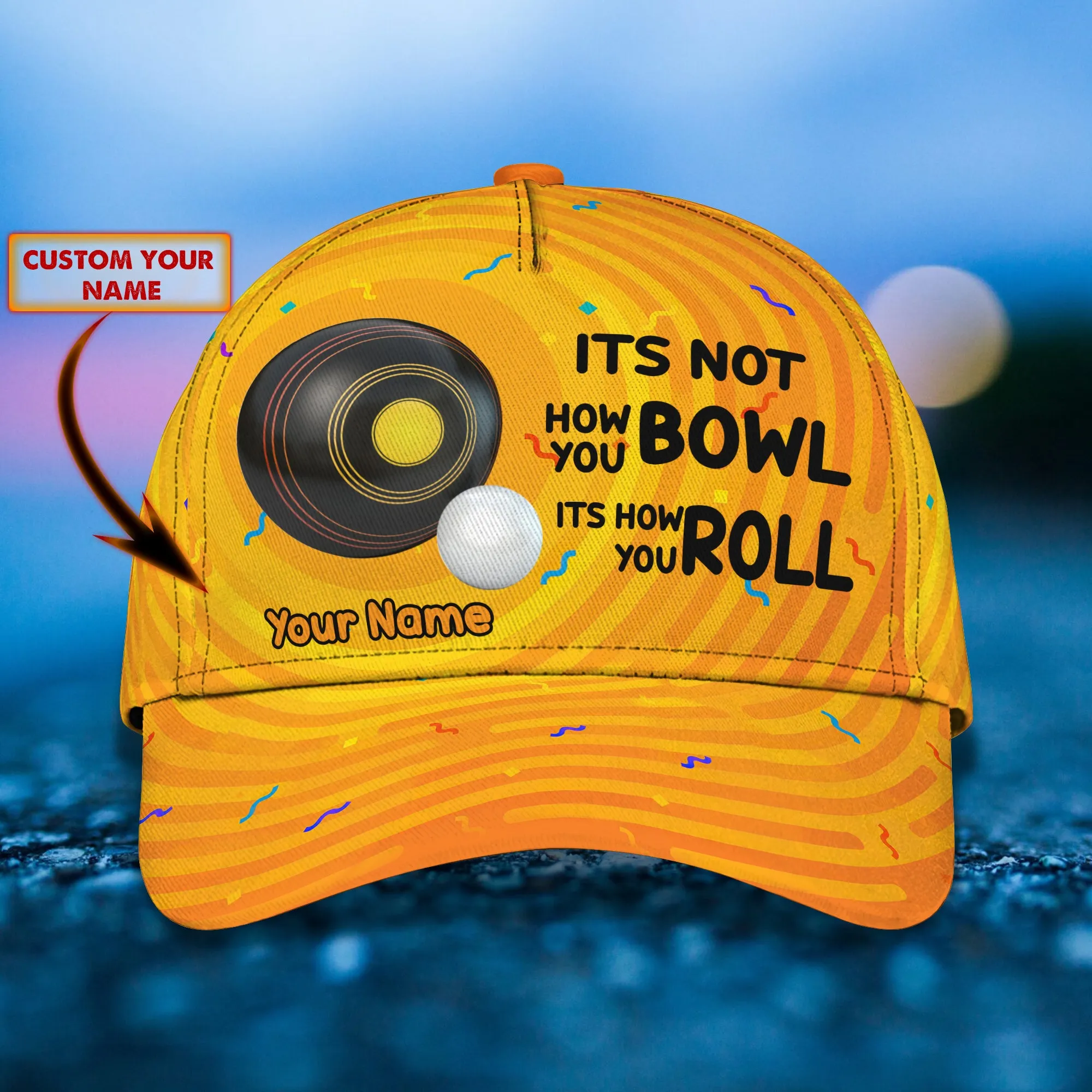 Lawns Bowls - Personalized Name Cap - Nmd 67