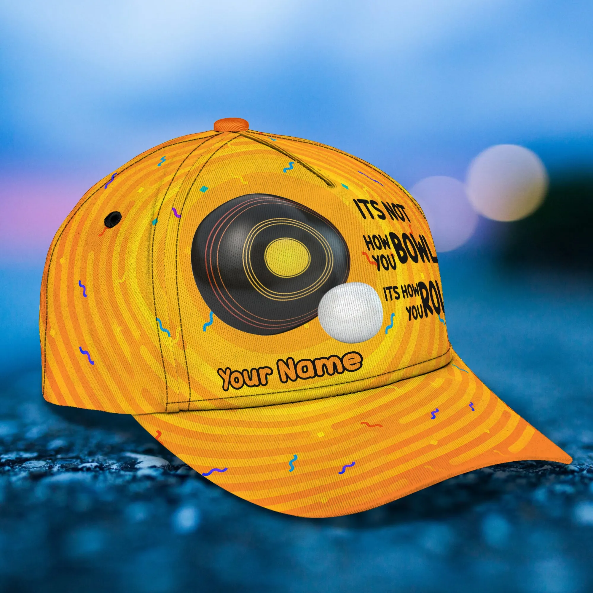 Lawns Bowls - Personalized Name Cap - Nmd 67