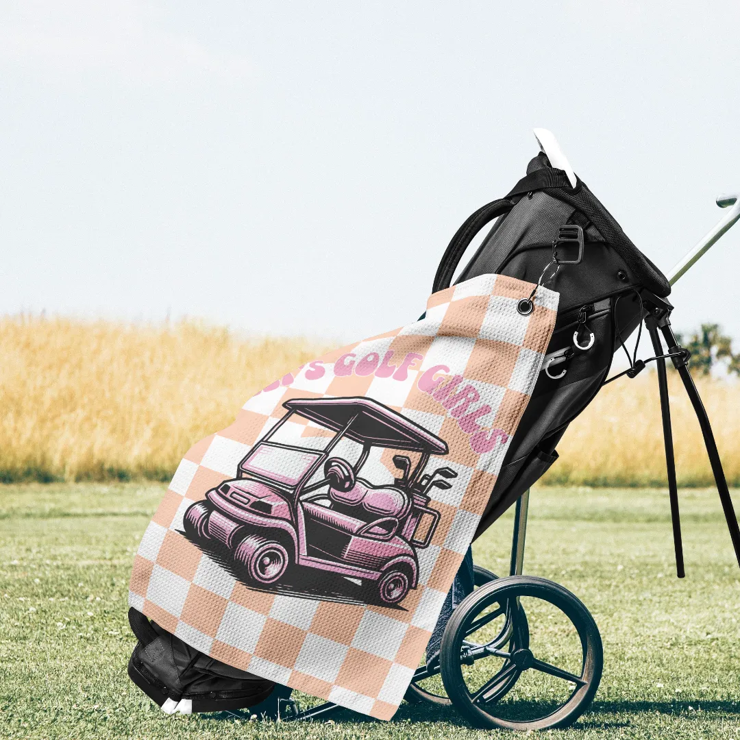 Let's Golf Girls Golf Towel