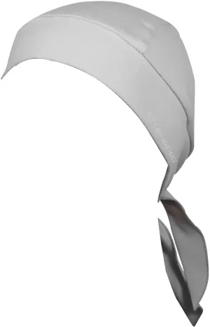 Light Gray DoRag Bandana Headwrap | MADE IN THE USA | Motorcycle Skull Cap Chemo Doo Rag