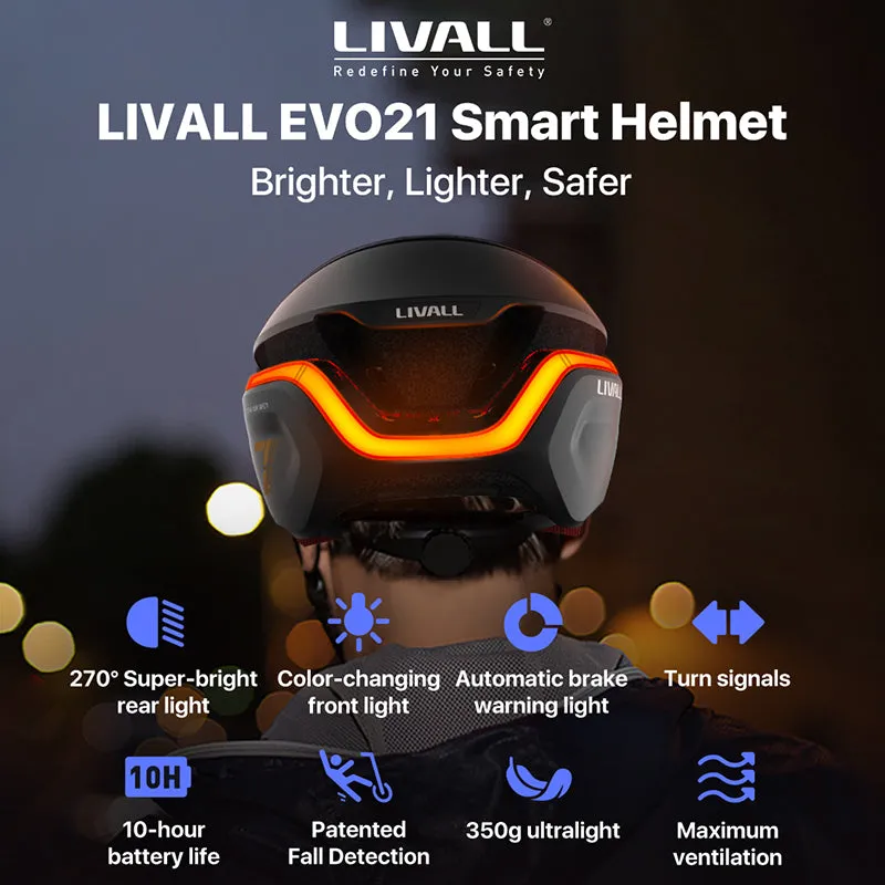 LIVALL EVO21 Smart Cycling Helmet - Ultraviolet