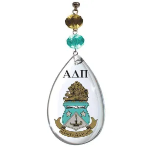 Logo Crystal - Crest- Alpha Delta Pi  (Set of 3) MAGNETIC ORNAMENT