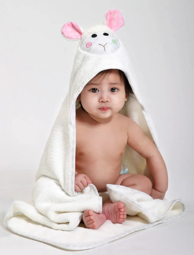 Lola the Lamb Hooded Towel