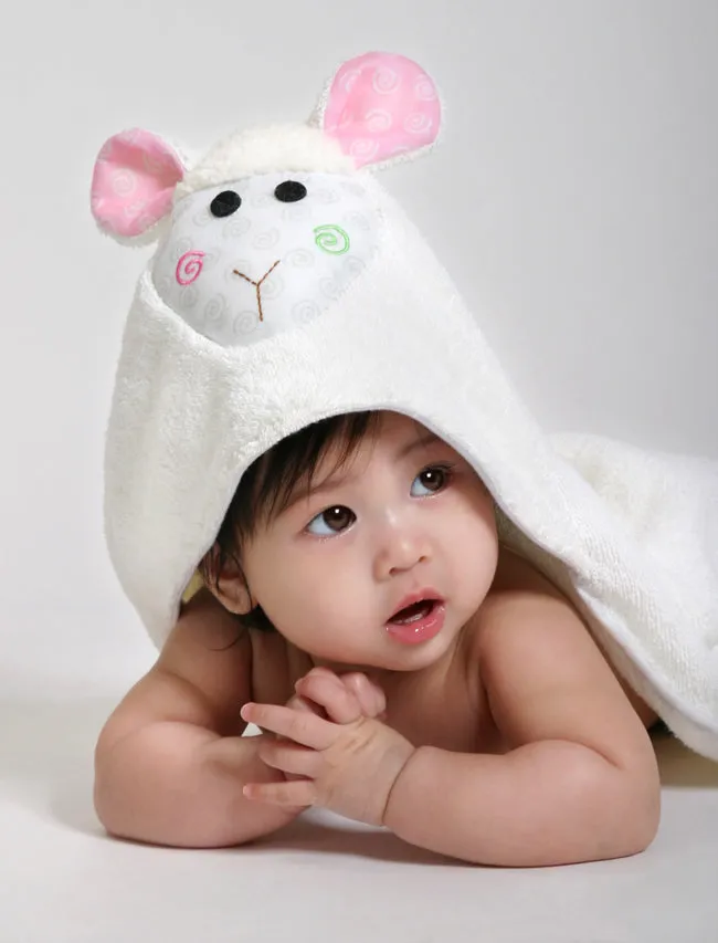 Lola the Lamb Hooded Towel