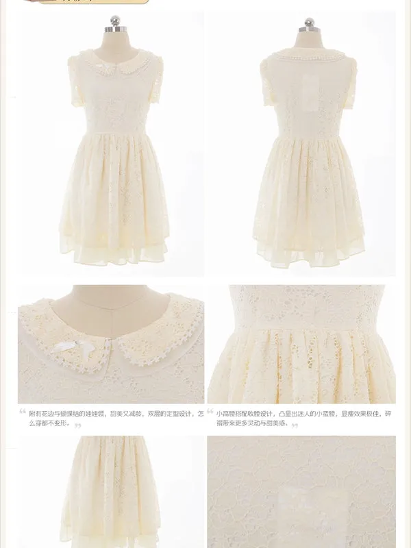 love picnic crochet lace dress